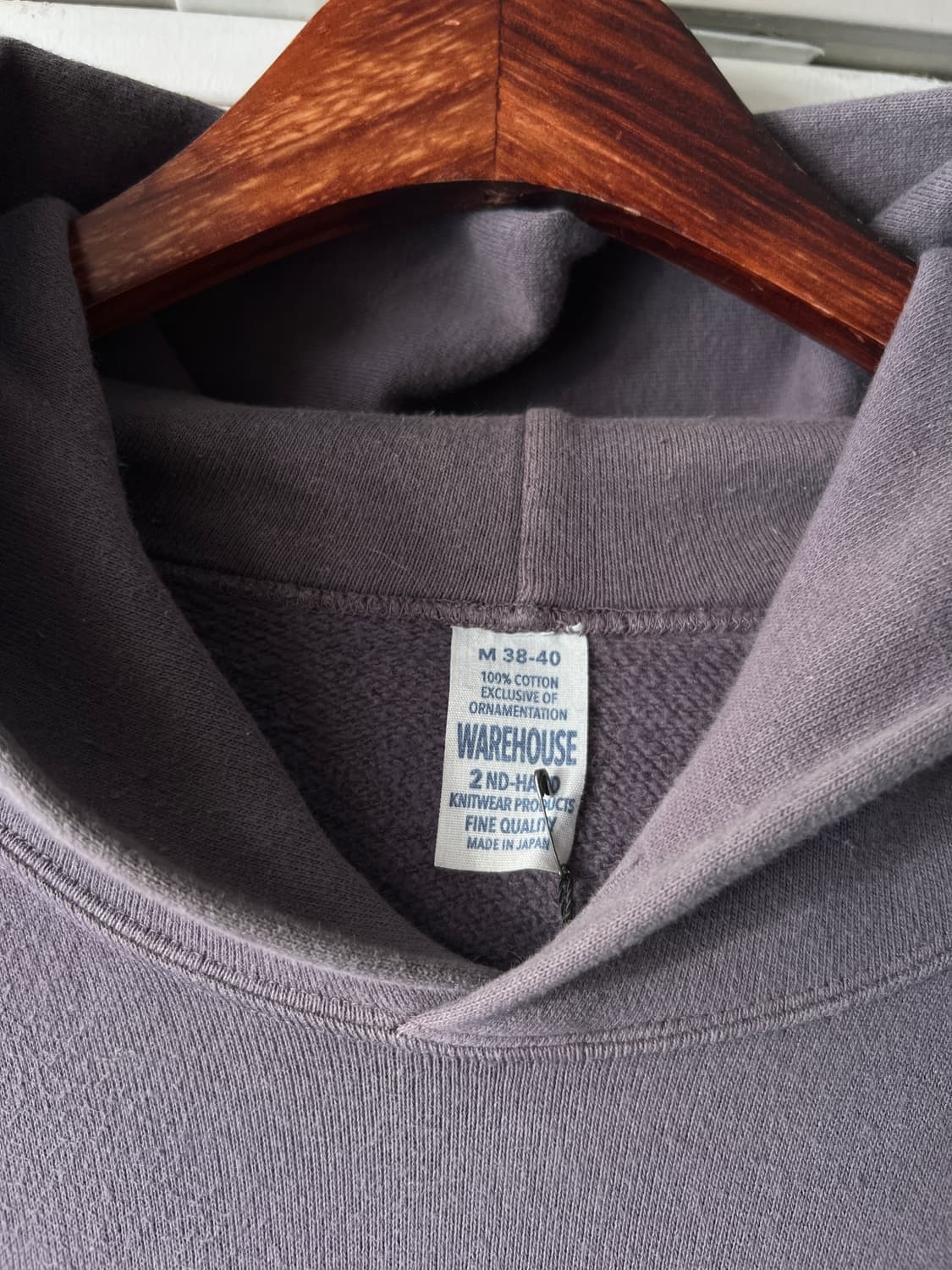 [M]WAREHOUSE 웨어하우스 불독 트레이닝 스웻 후드 티셔츠 상품이미지3