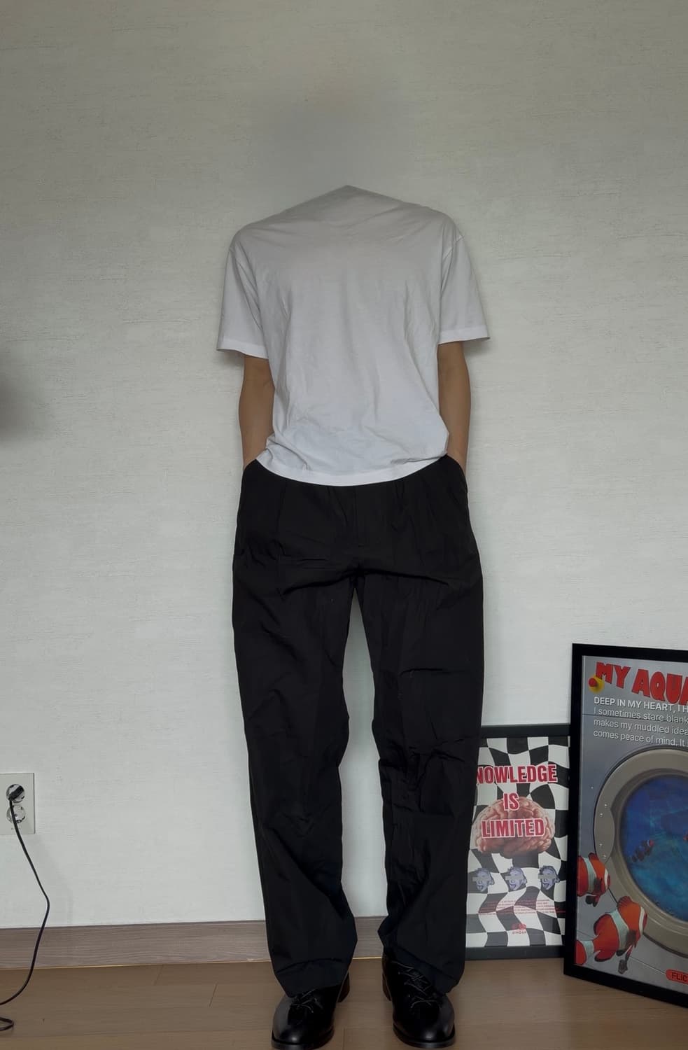 Aieul Pess Trousers Black (50) 상품이미지3