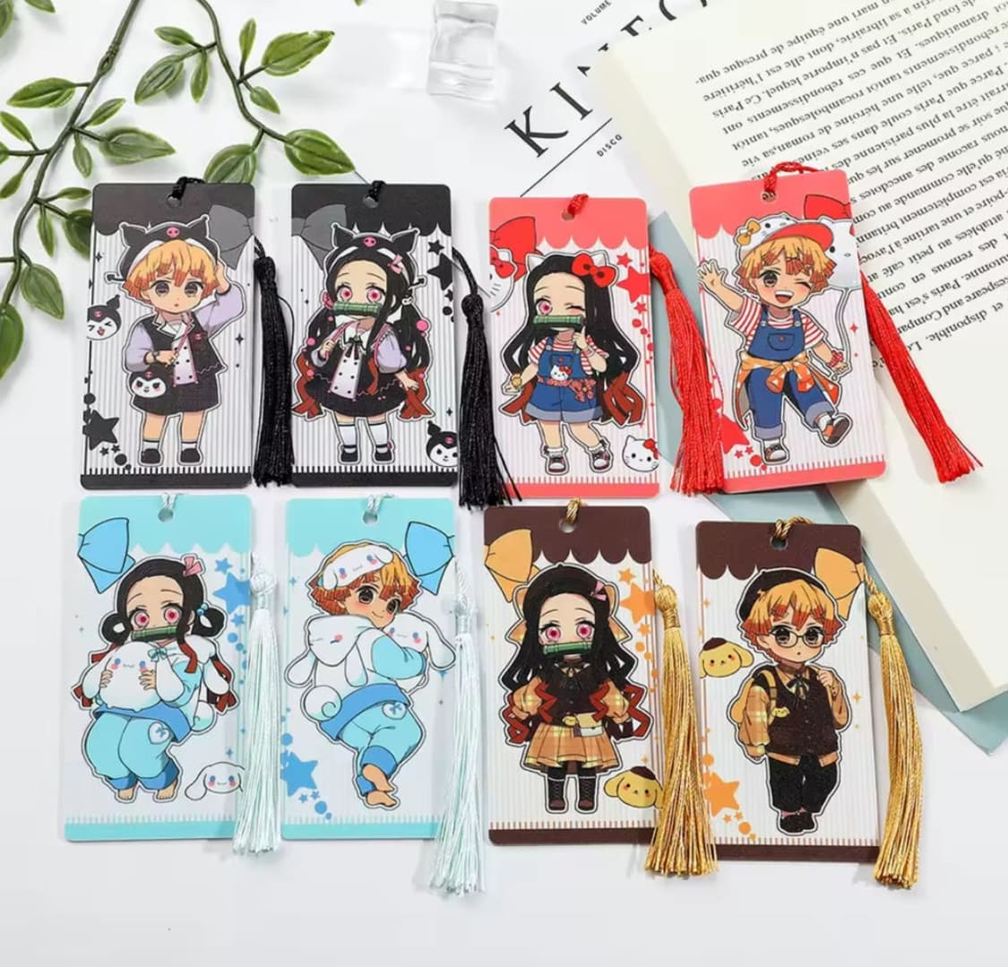 귀멸의칼날 젠이츠 네즈코 커플 책갈피 상품이미지1