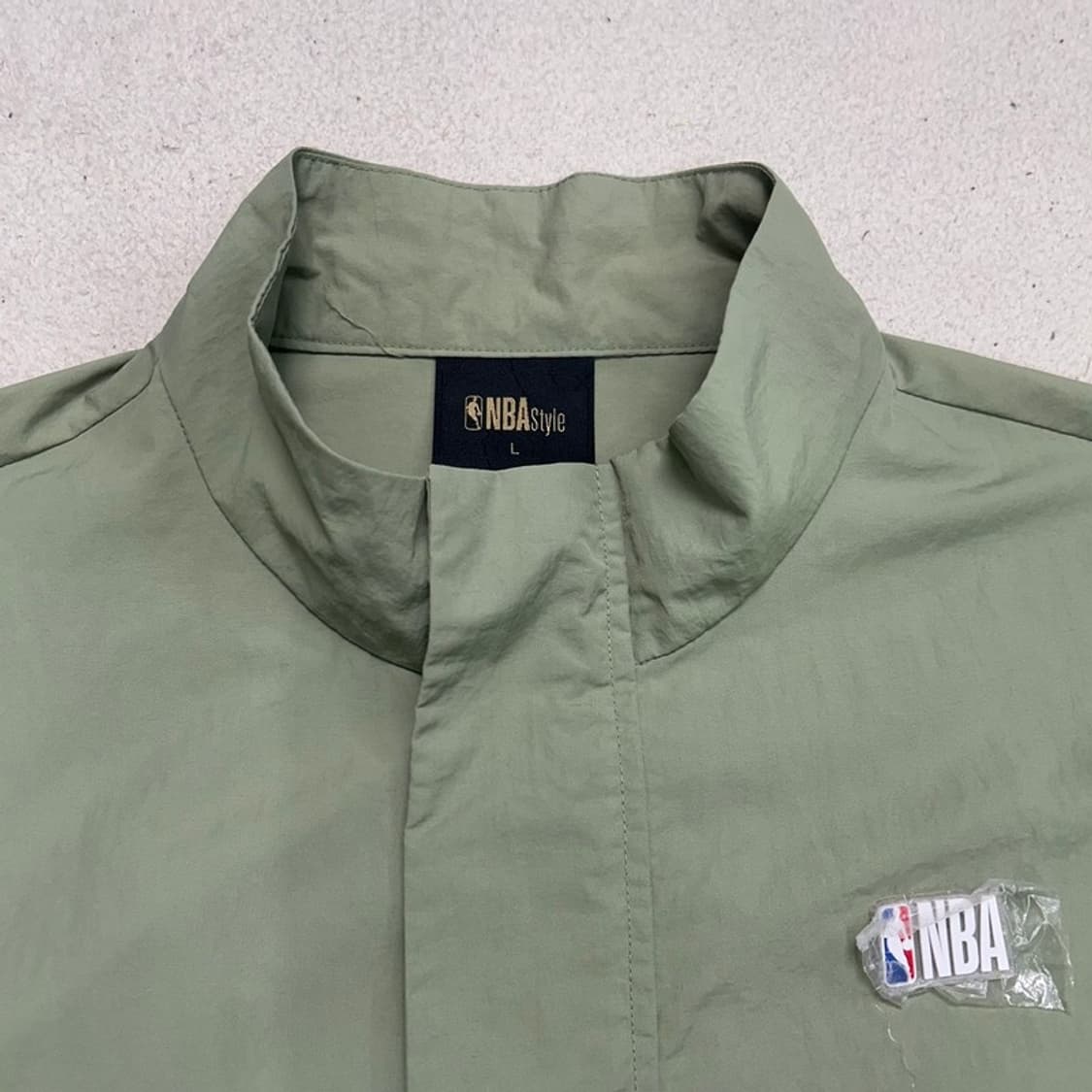 NBA 아노락 바람막이 카키 L 상품이미지5