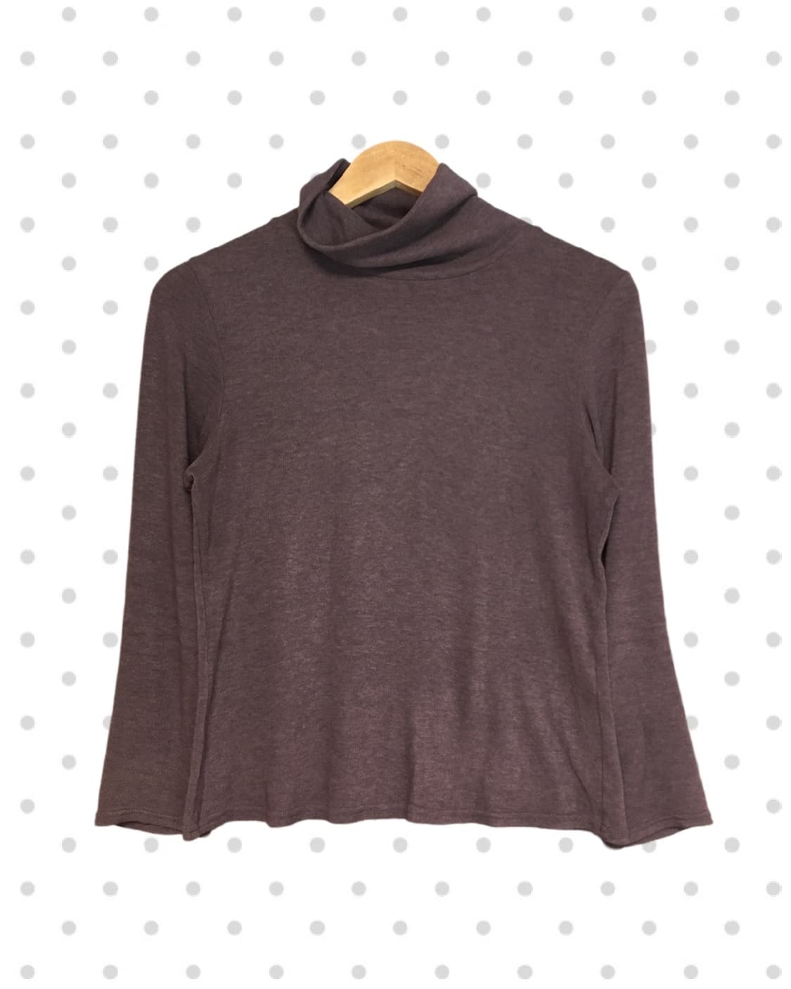 vintage soft turtle neck dusty purple 상품이미지4