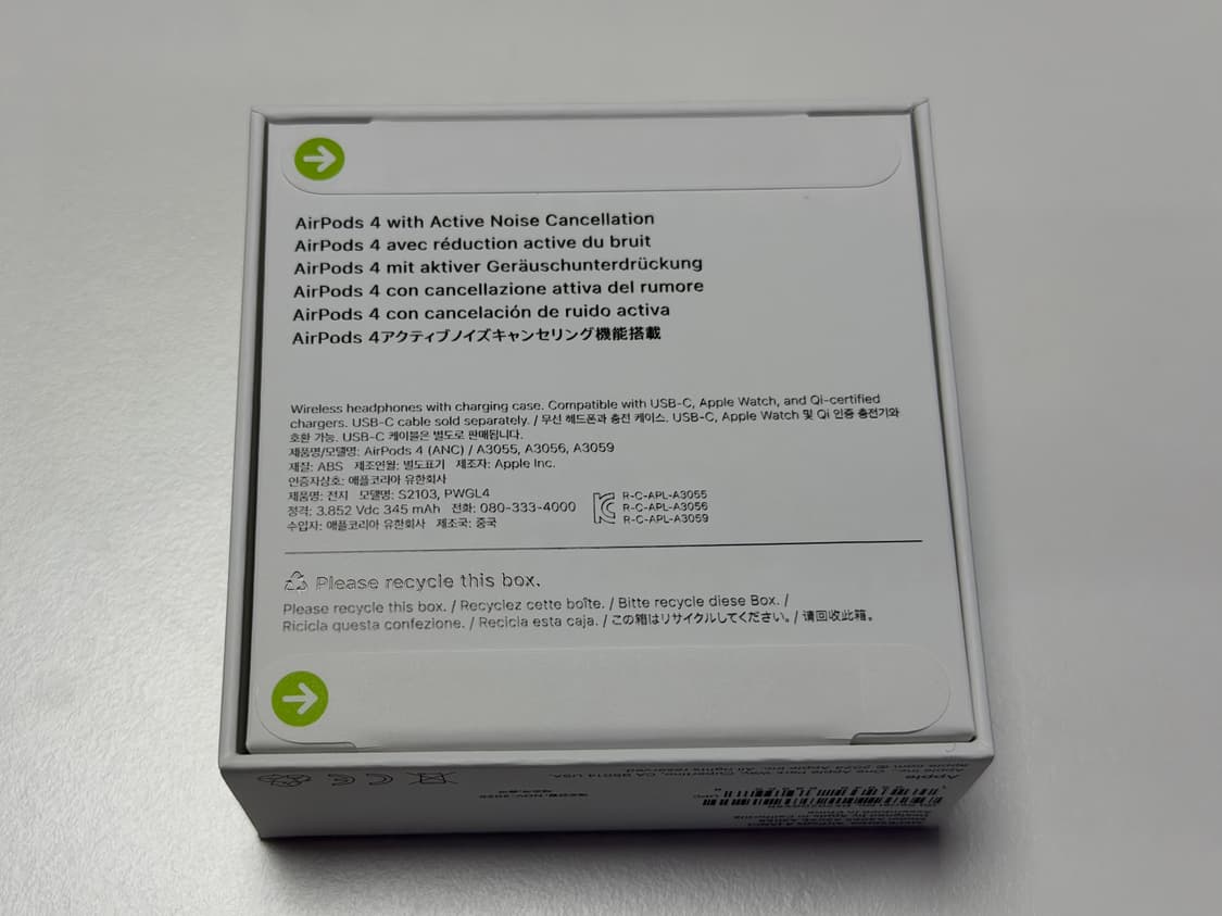 애플 에어팟 4세대 노이즈캔슬링o 미개봉 상품이미지6