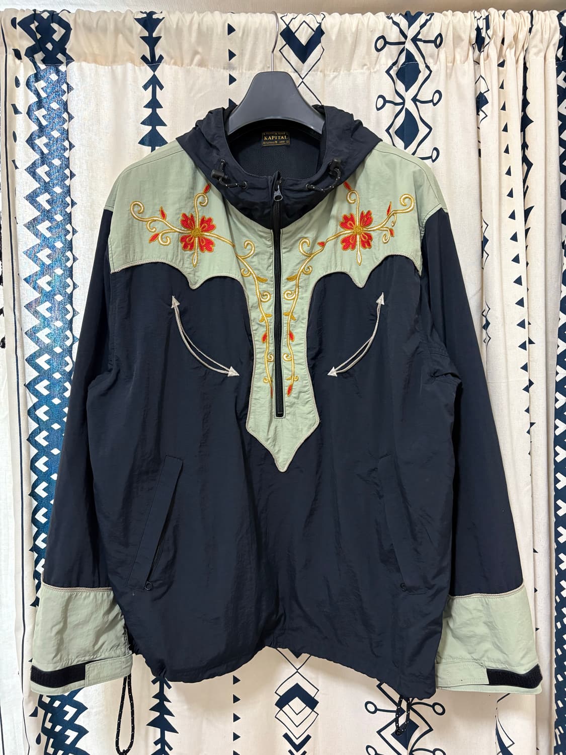 캐피탈 나일론 태피터 투톤 테네시 캑터스 플라워 파카 상품이미지4