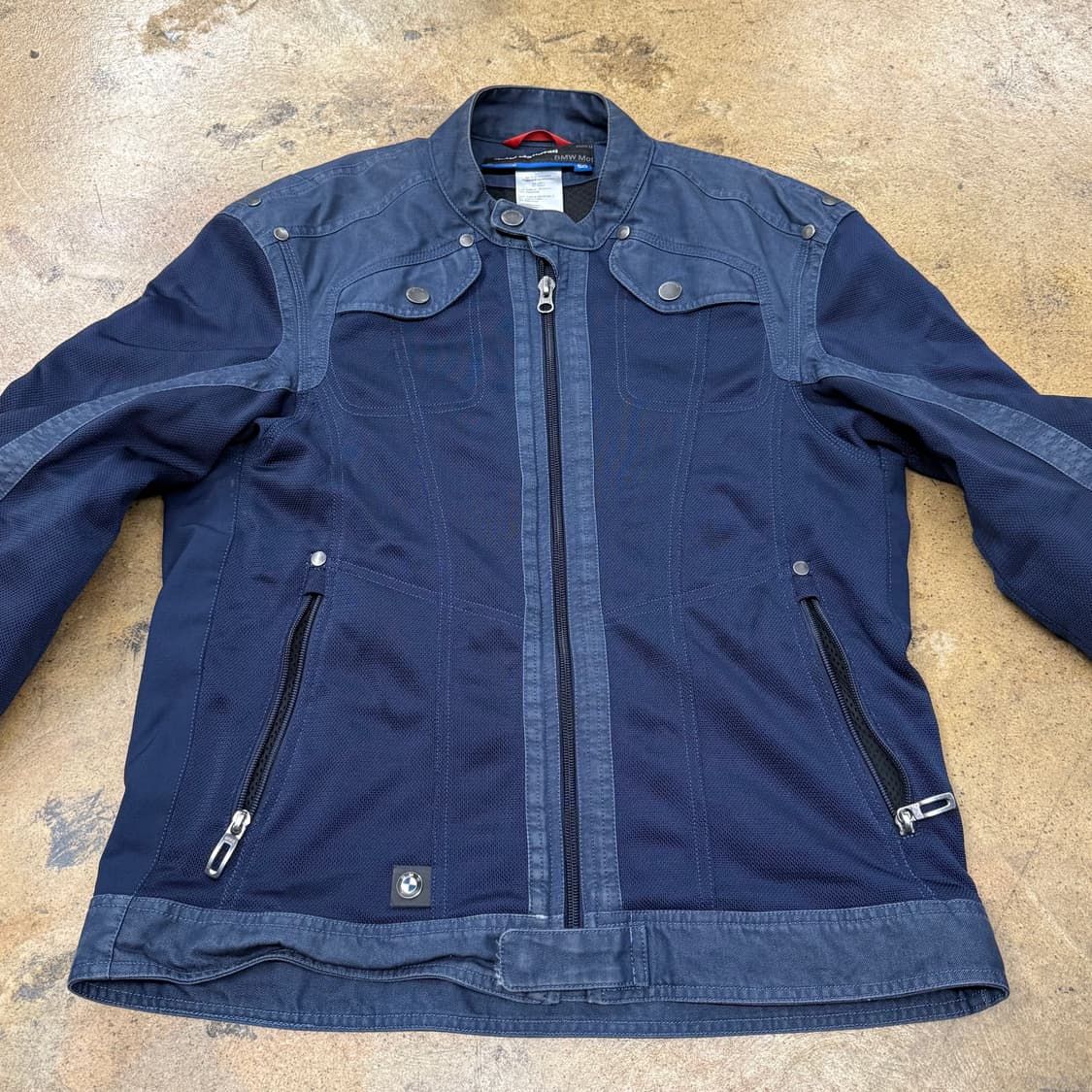 [정품/50] BMW 모토라드 네이비 라이딩 자켓 b14 상품이미지3