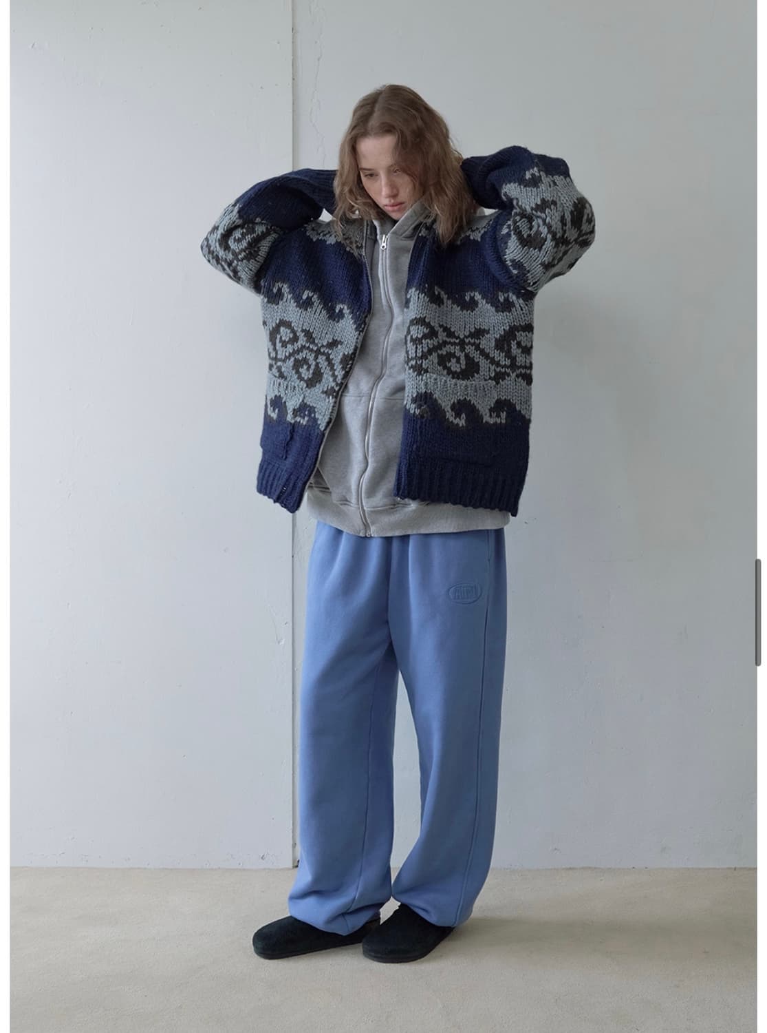 아유서울 노르딕 울 블렌드 포켓 가디건 상품이미지3