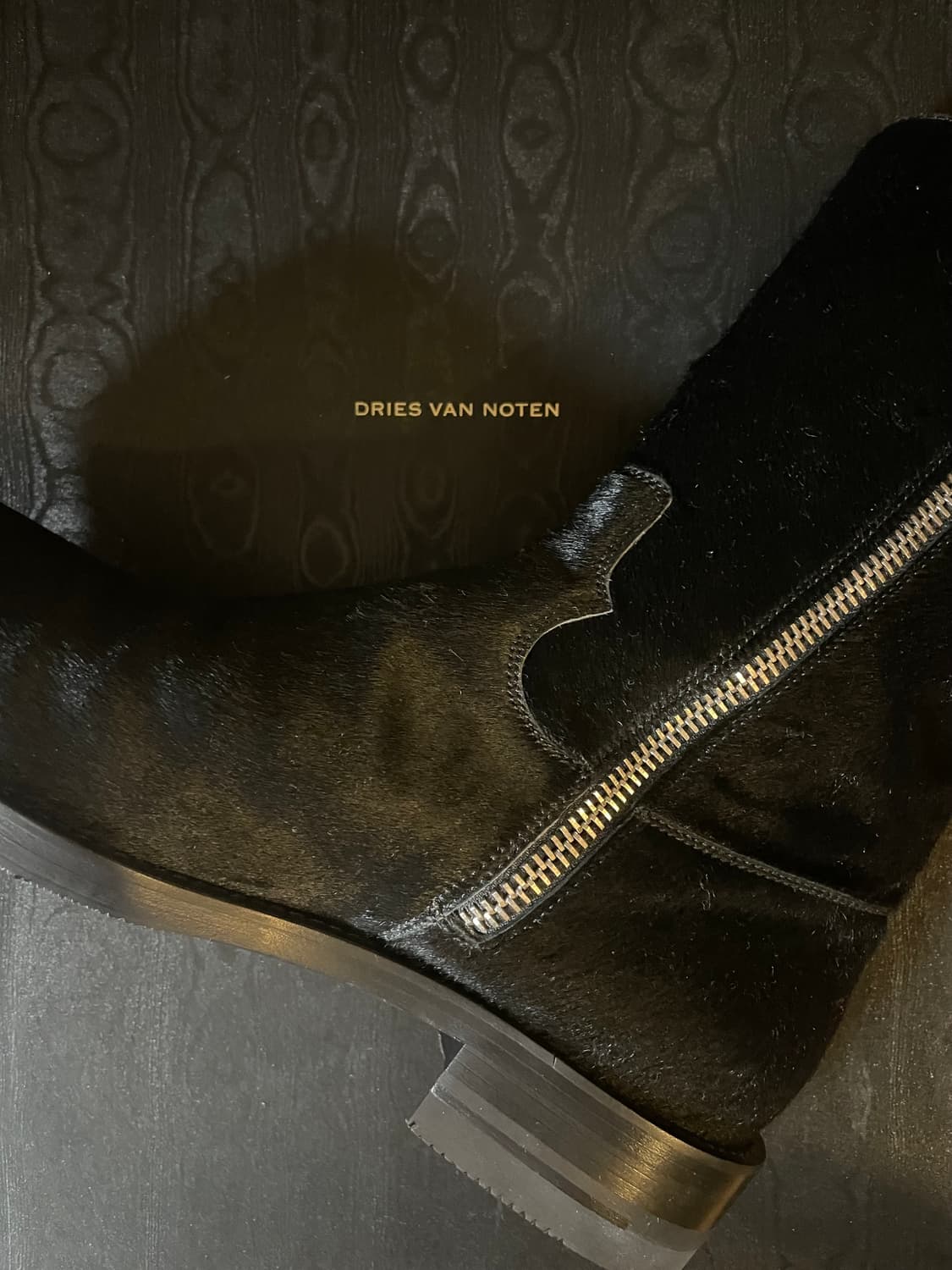 드리스 반 노튼 카프헤어 부츠 상품이미지10