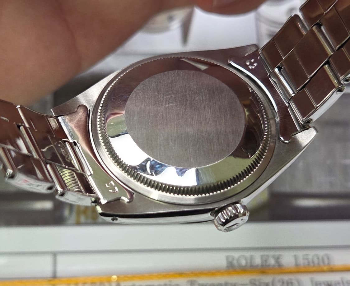 빈티지 롤렉스 오이스터 퍼페츄얼 1500 오리지널 실버판 (감정서 포함) 상품이미지7