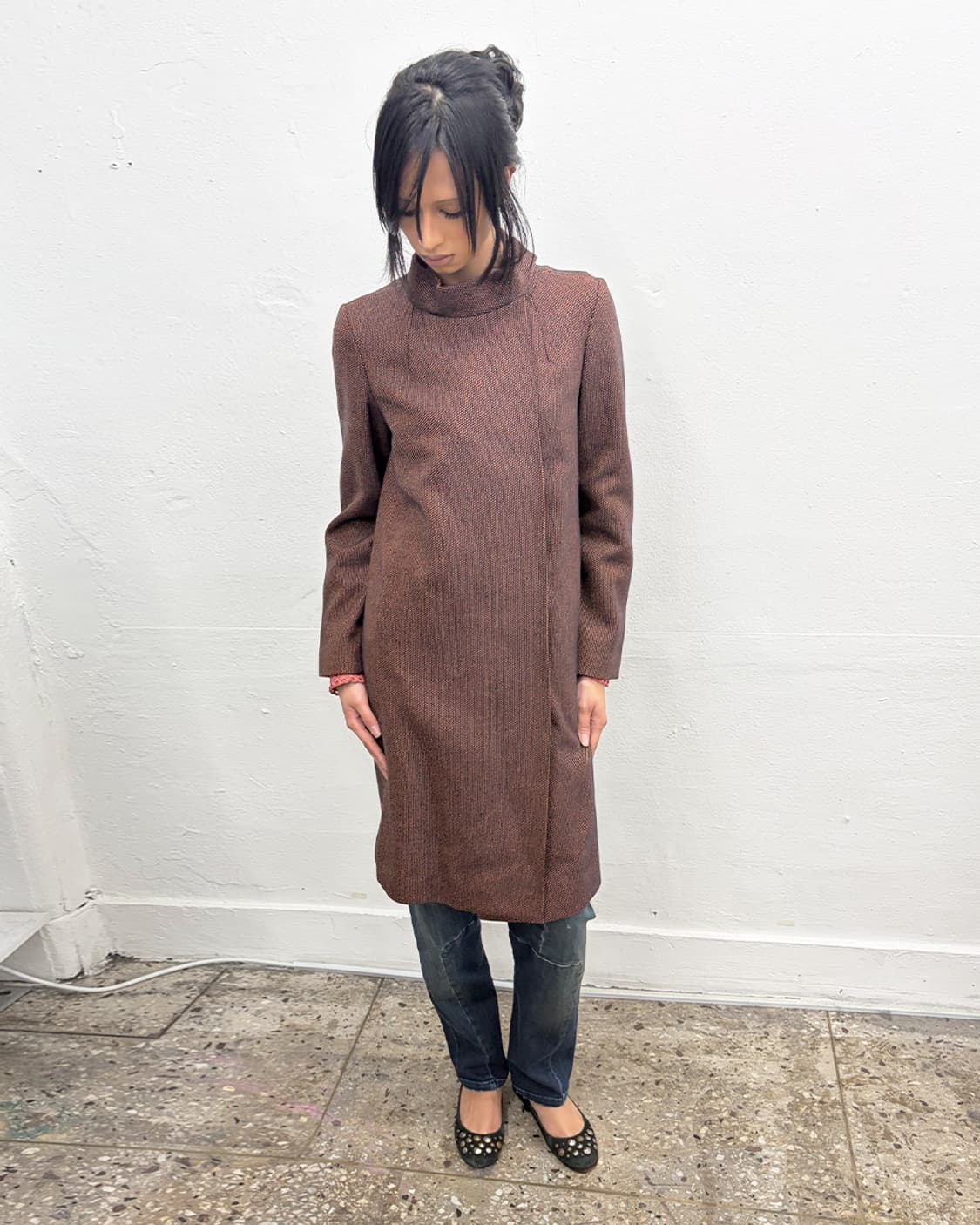 90s 아페쎄 홀로그램 마그네틱 코트 상품이미지6