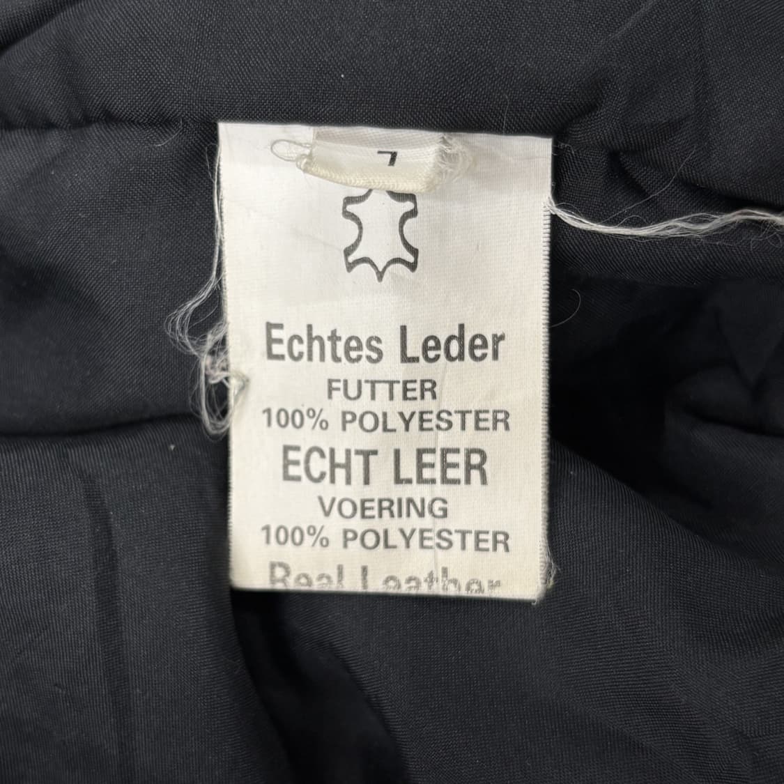 90's 레더 모터사이클 자켓 상품이미지8