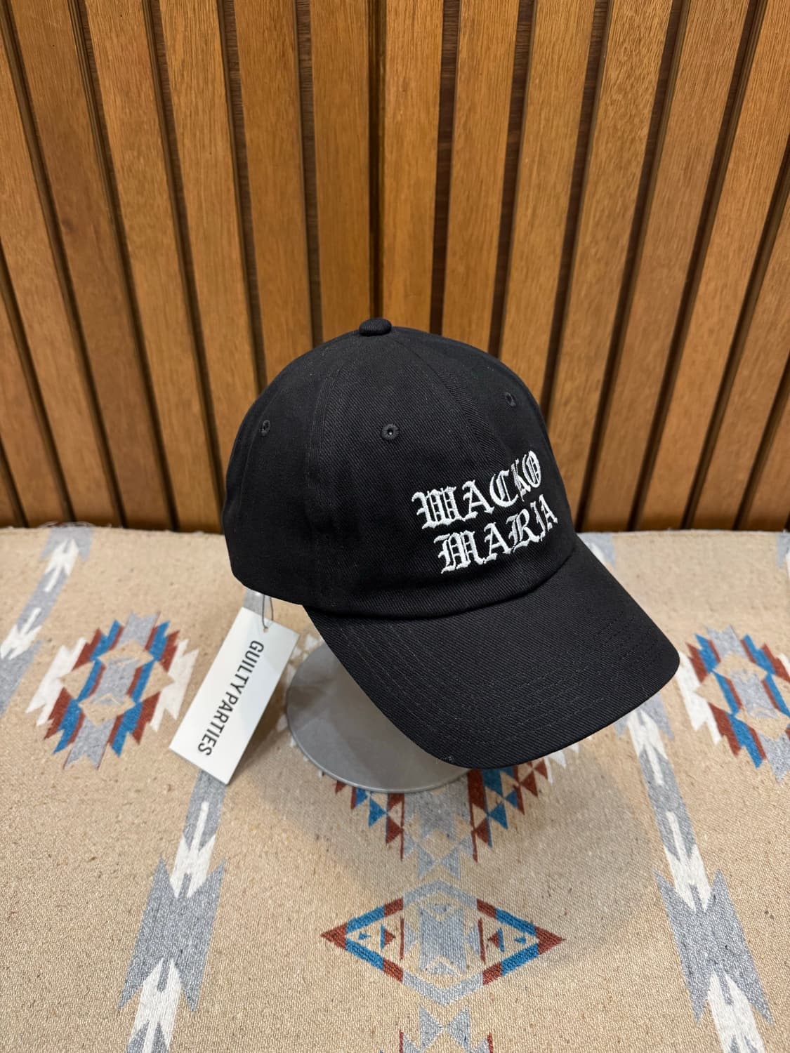 [OS] 와코마리아 6패널캡 타입2 블랙 상품이미지4