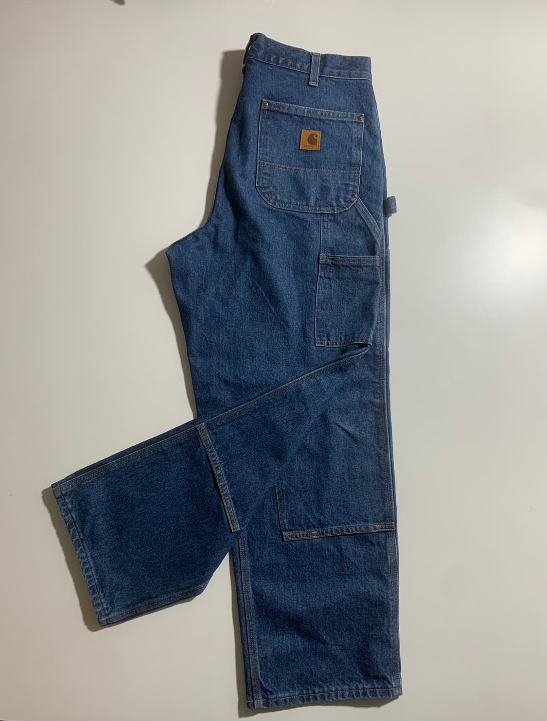 칼하트 더블니 데님 34x30 B73-DST 상품이미지4