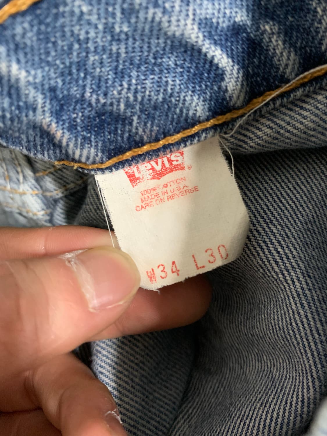 리바이스 517 오렌지탭 데님 팬츠 상품이미지3