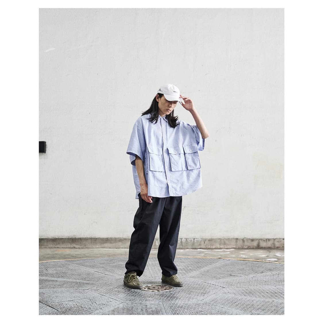 [F]프레쉬서비스 플랩포켓 하프 셔츠 반팔 셔츠 상품이미지2