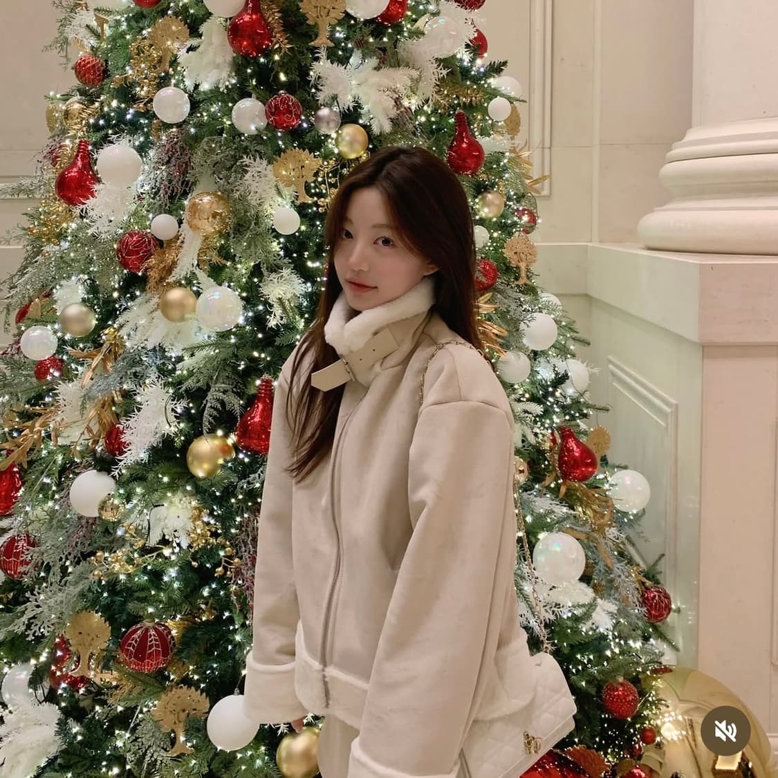 제니오 스웨이드 라핀 무스탕 상품이미지1