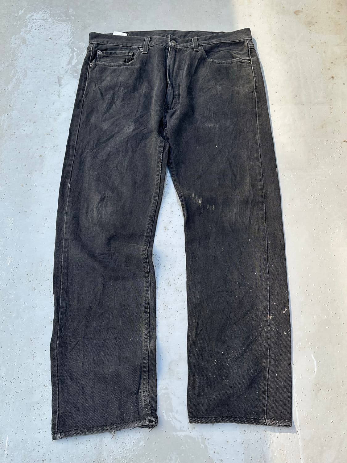 [리바이스] •Levi's 505 Black Denim 상품이미지2