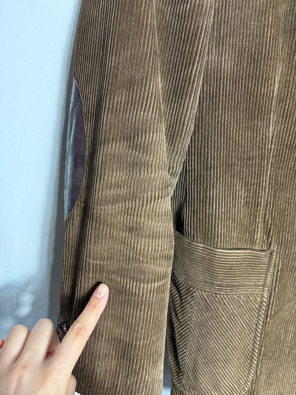 맥그리거 가죽 엘보  패치 코듀로이 자켓 상품이미지8