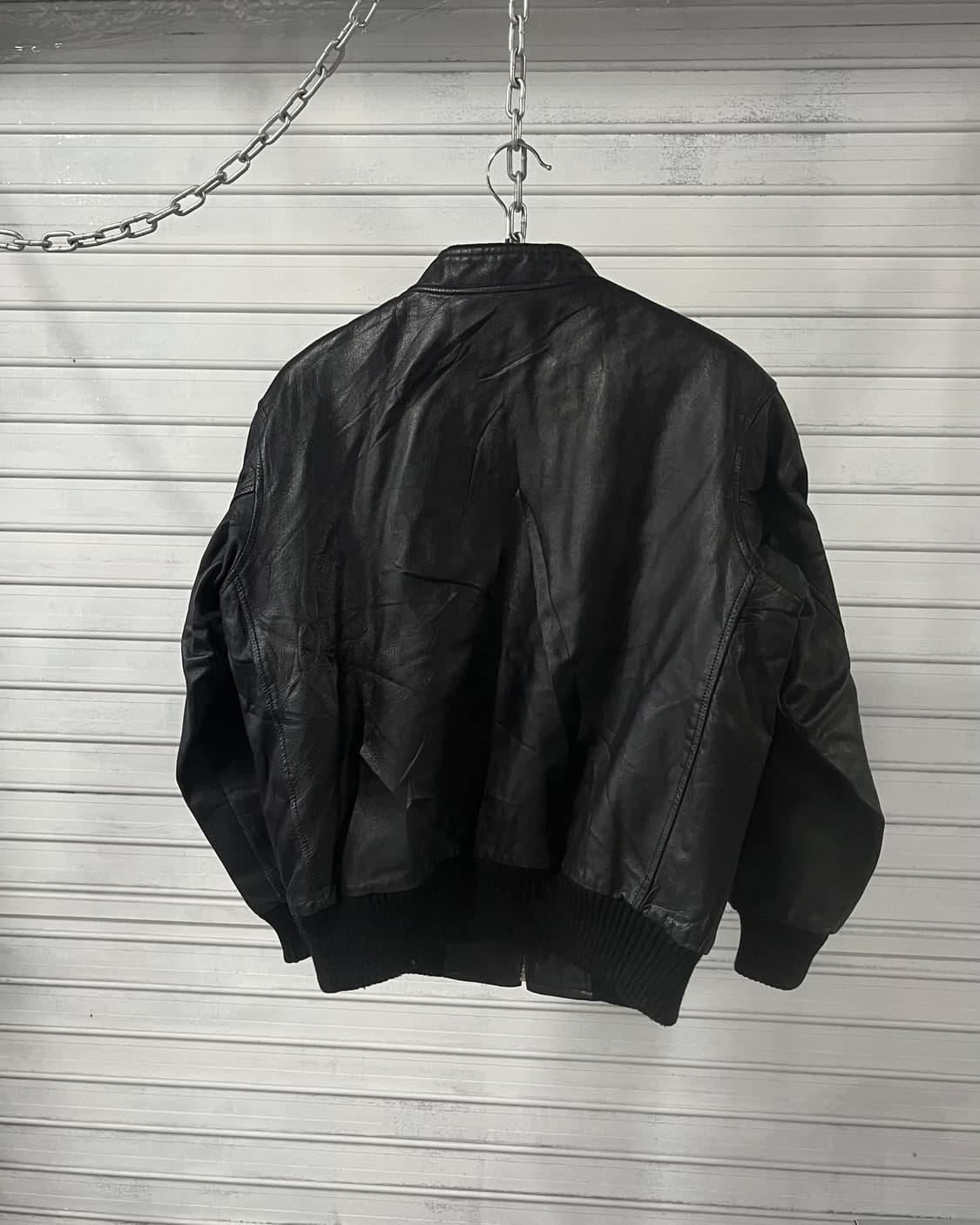 90s buggy leather jacket 상품이미지4