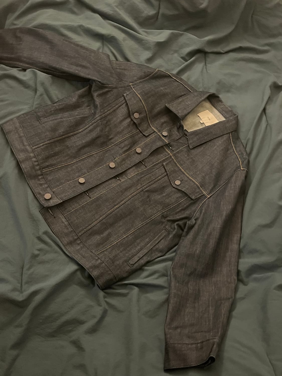 플랙 데님 자켓 051E로우  XL 상품이미지1