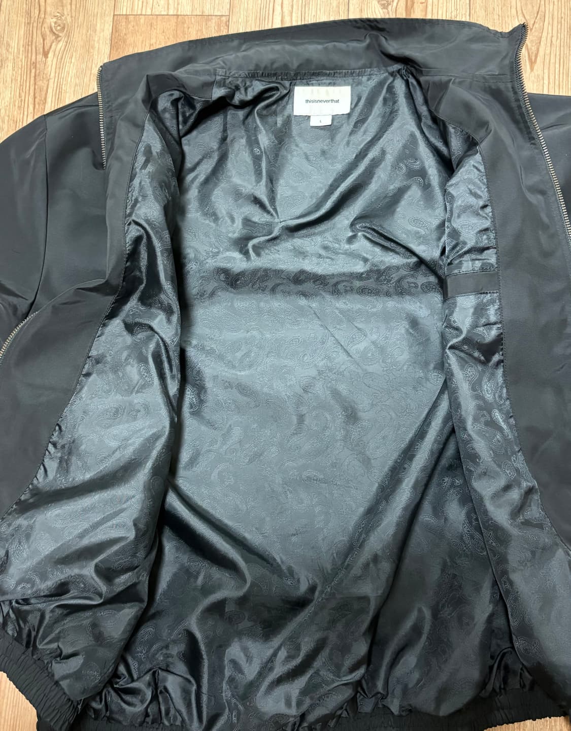 디즈이즈네버댓 INTL. Team Jacket Black 상품이미지4