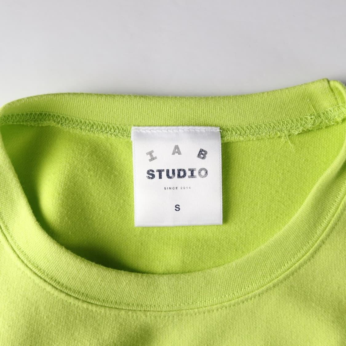 아이앱 스튜디오 페인팅 라임 반팔 티셔츠 S 상품이미지5