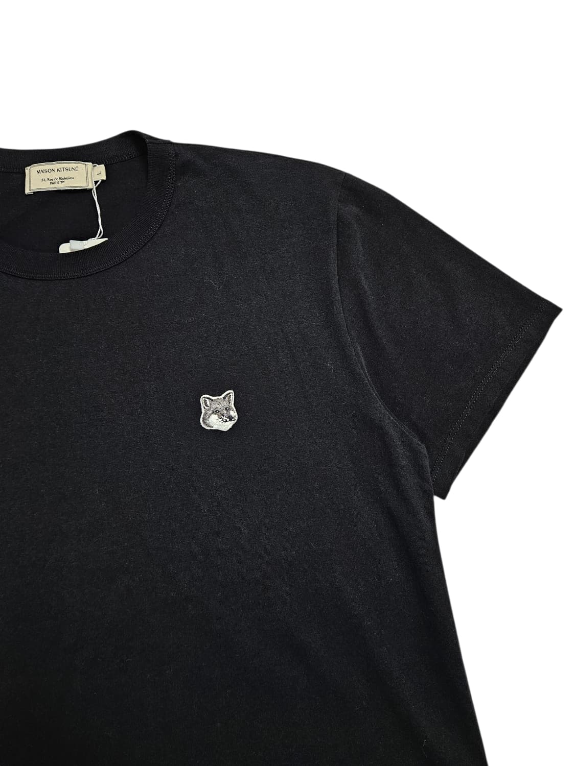 메종키츠네 폭스 헤드 반팔티 블랙 상품이미지4