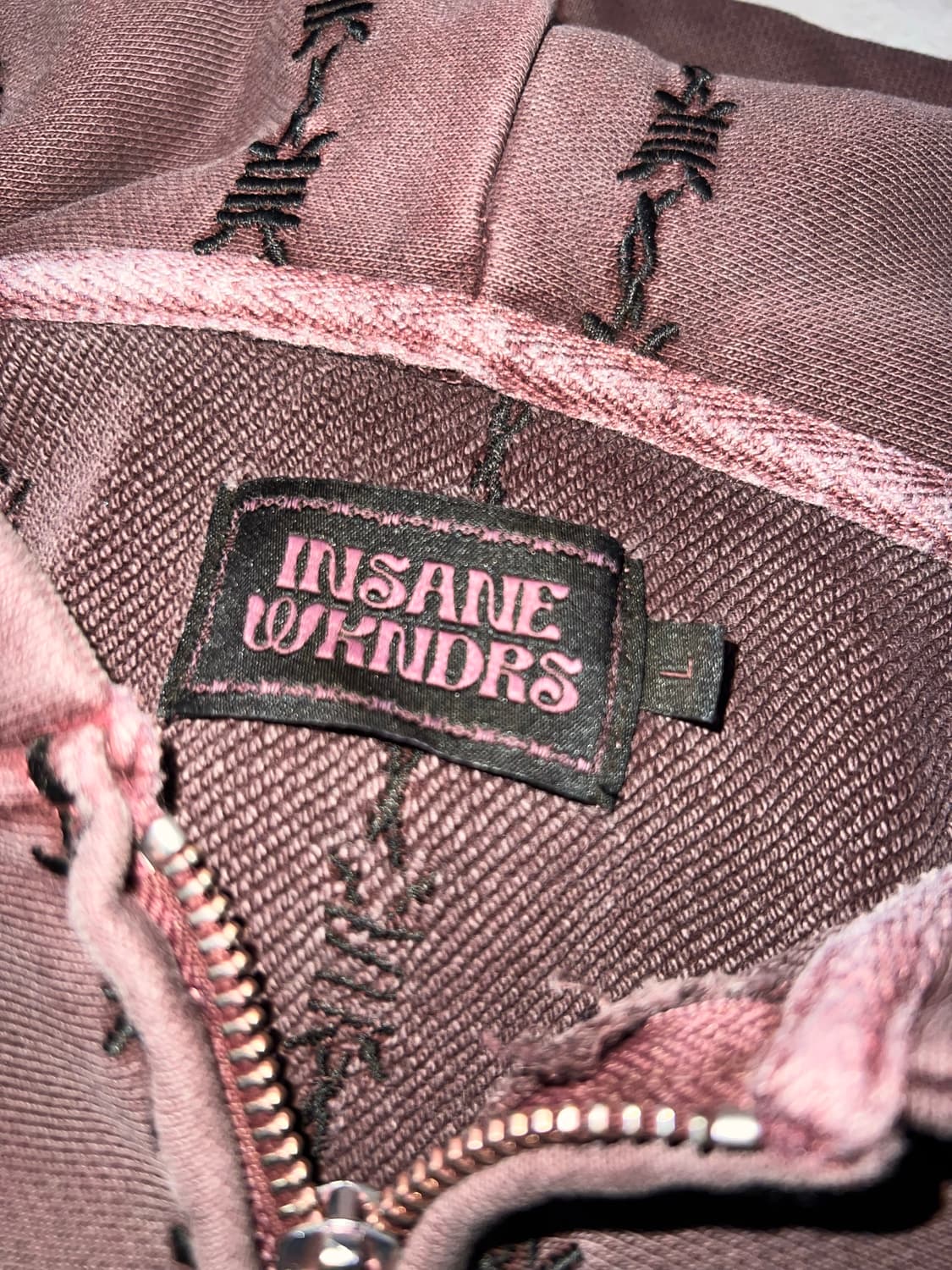 인세인개러지 위캔더스 미발매 콜라보 후드집업 상품이미지3