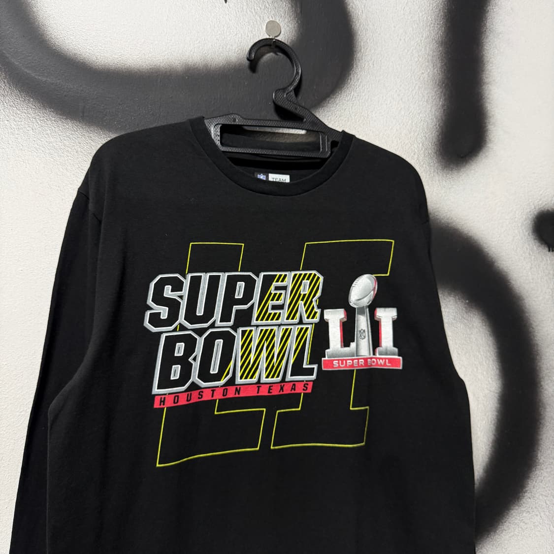 NFL 팀 슈퍼볼 빅 프린팅 롱슬리브 티셔츠 상품이미지3