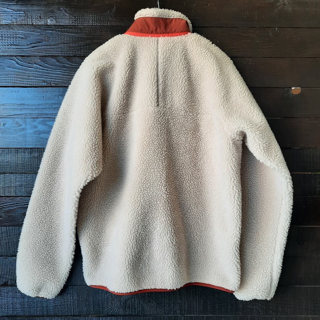 파타고니아 클래식 레트로-X 플리스 자켓 내추럴/러스티드 켈프 상품이미지4