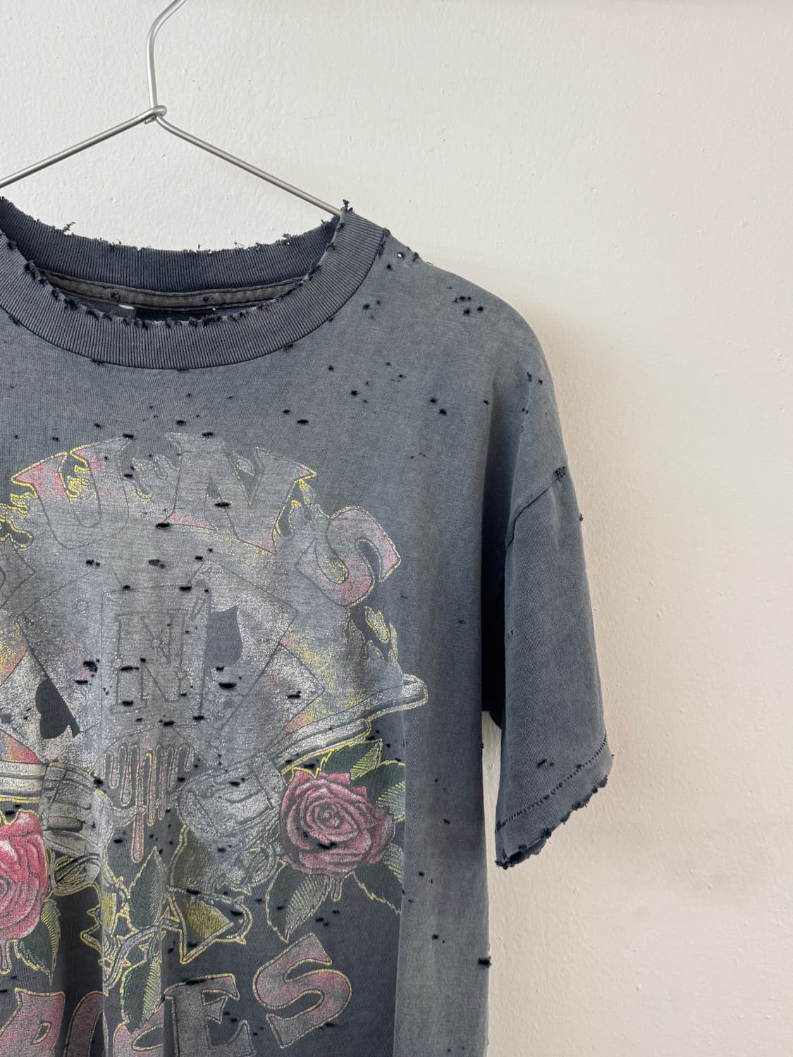 90s bruckum guns n' roses faded t shirt 상품이미지3