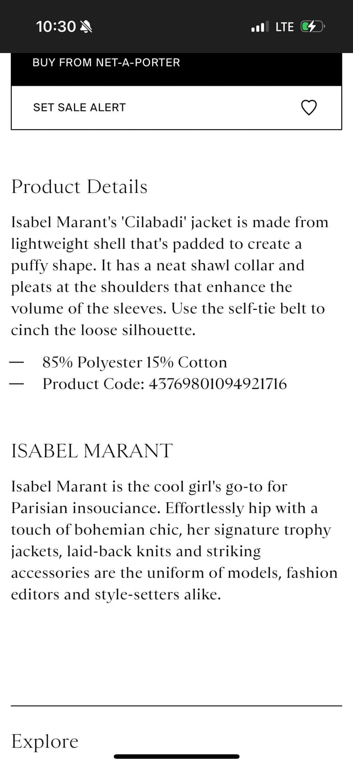 이자벨마랑 패딩자켓 상품이미지5