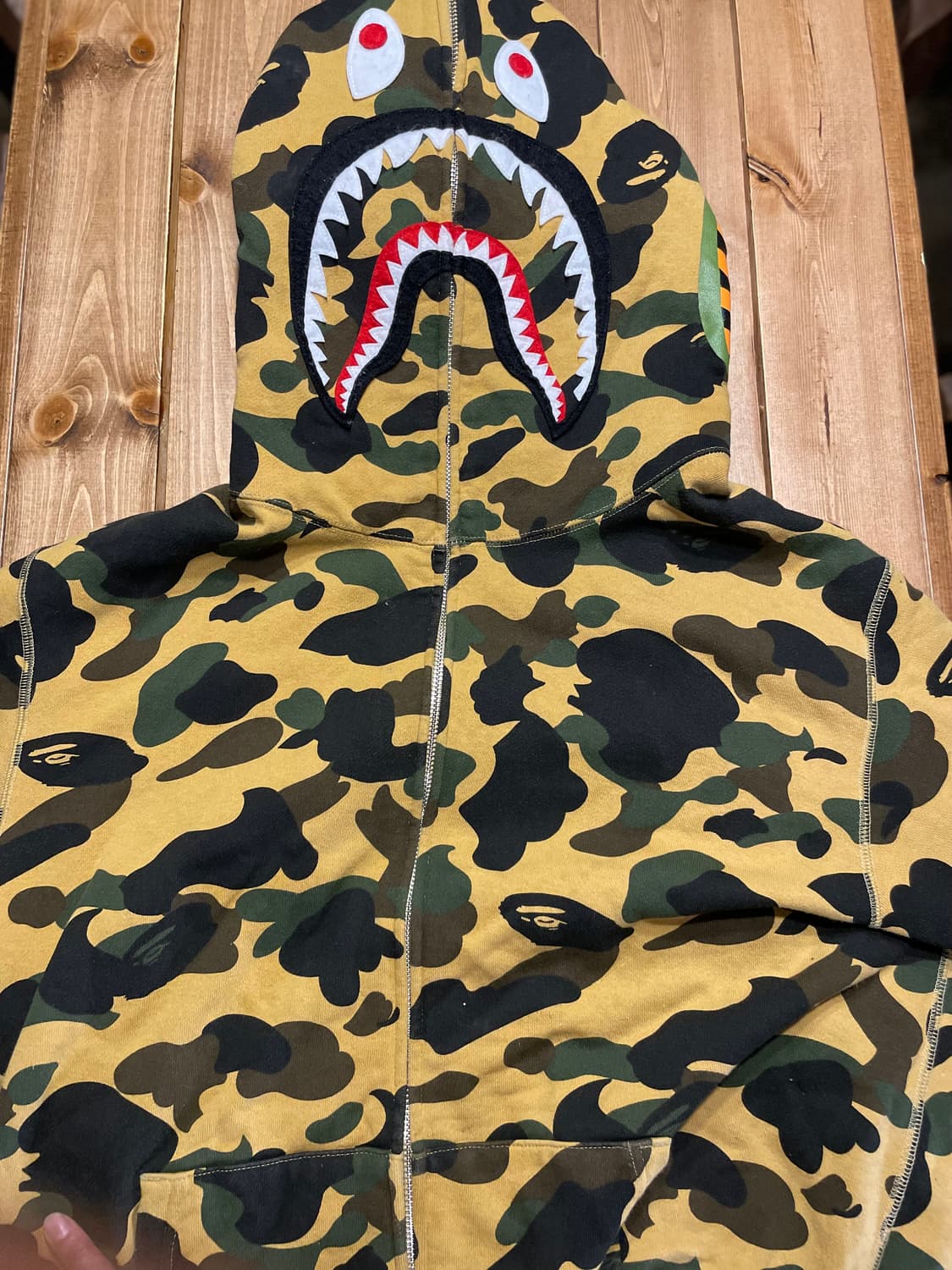 베이프 abc 카모 황계 후드집업 XXL my 상품이미지1