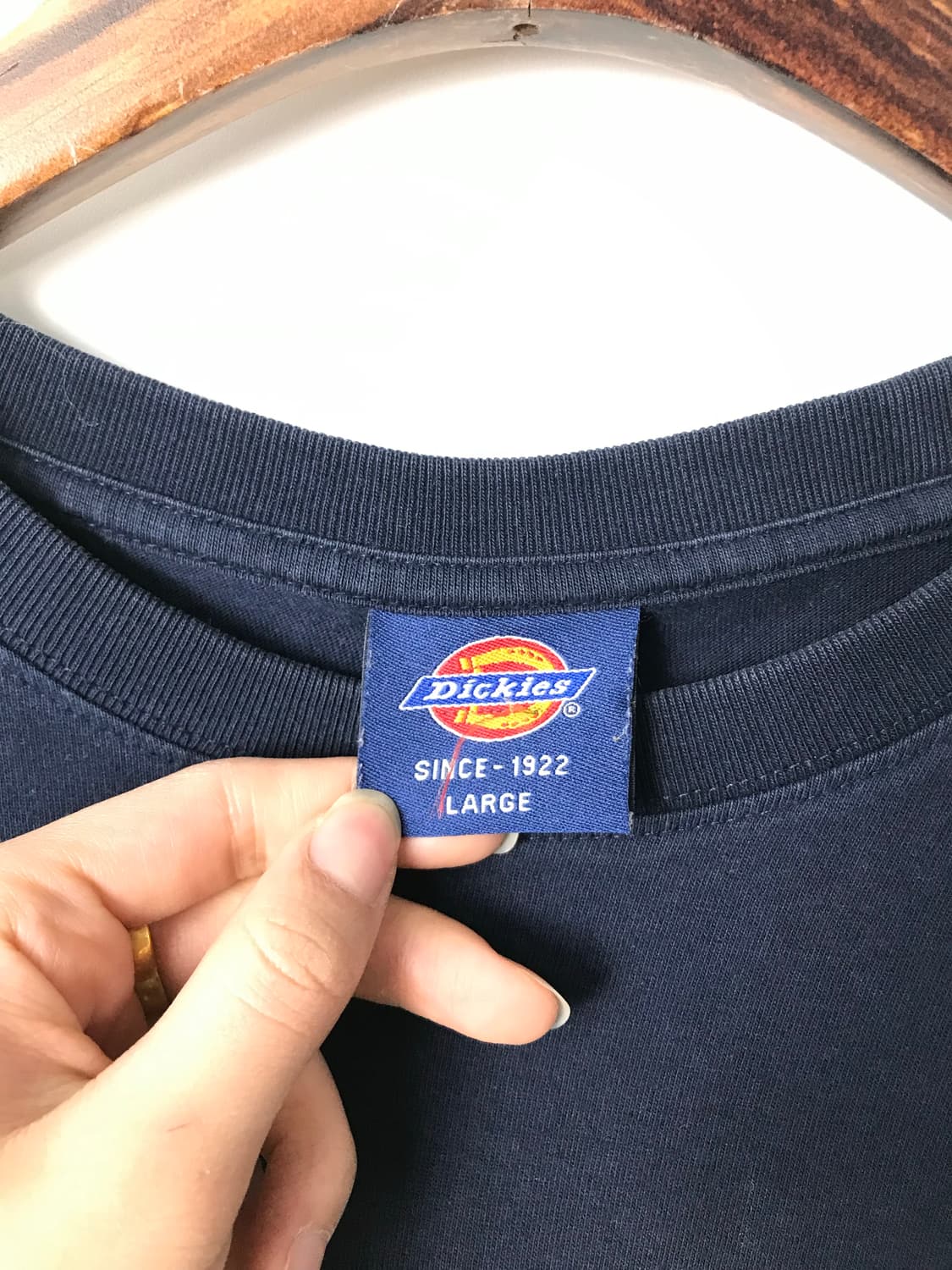 디키즈 스펠아웃 네이비 롱슬리브 긴팔티 상품이미지7