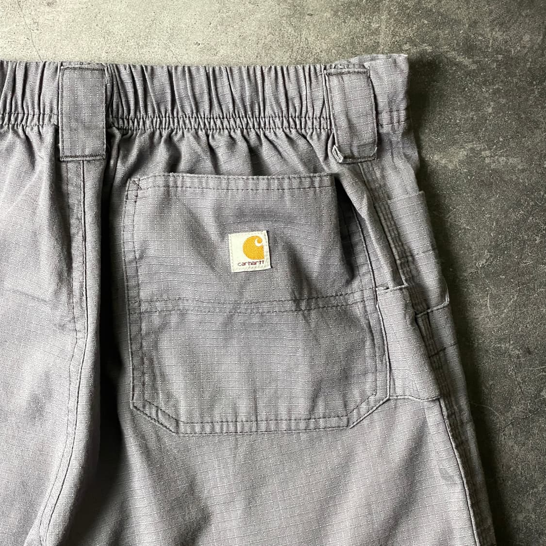 CARHARTT 칼하트 빈티지 하프밴딩 그레이 카고 팬츠 상품이미지7