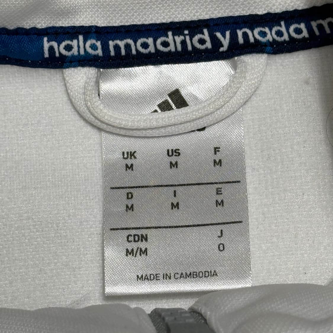 M 아디다스 레알마드리드 네이비라인 화이트 트랙탑 상품이미지4