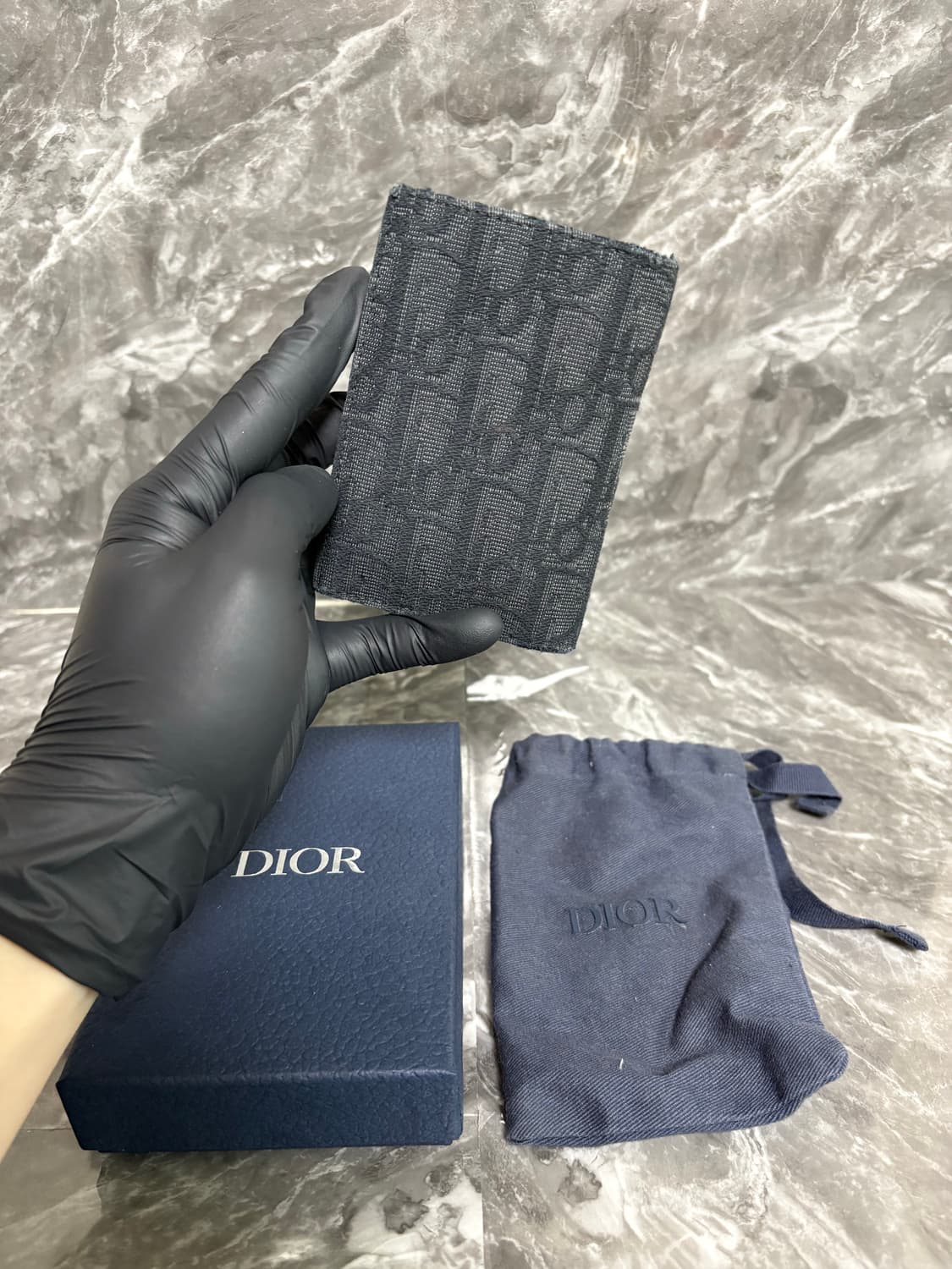 디올 오블리크 자카드 오거나이저 카드지갑 상품이미지2