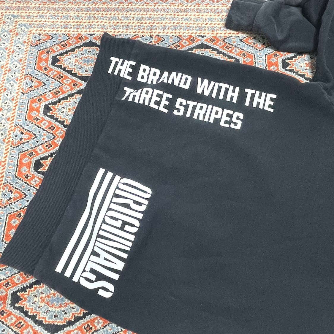  아디다스 오리지날 로고 크루 블랙 맨투맨 남성100 상품이미지7