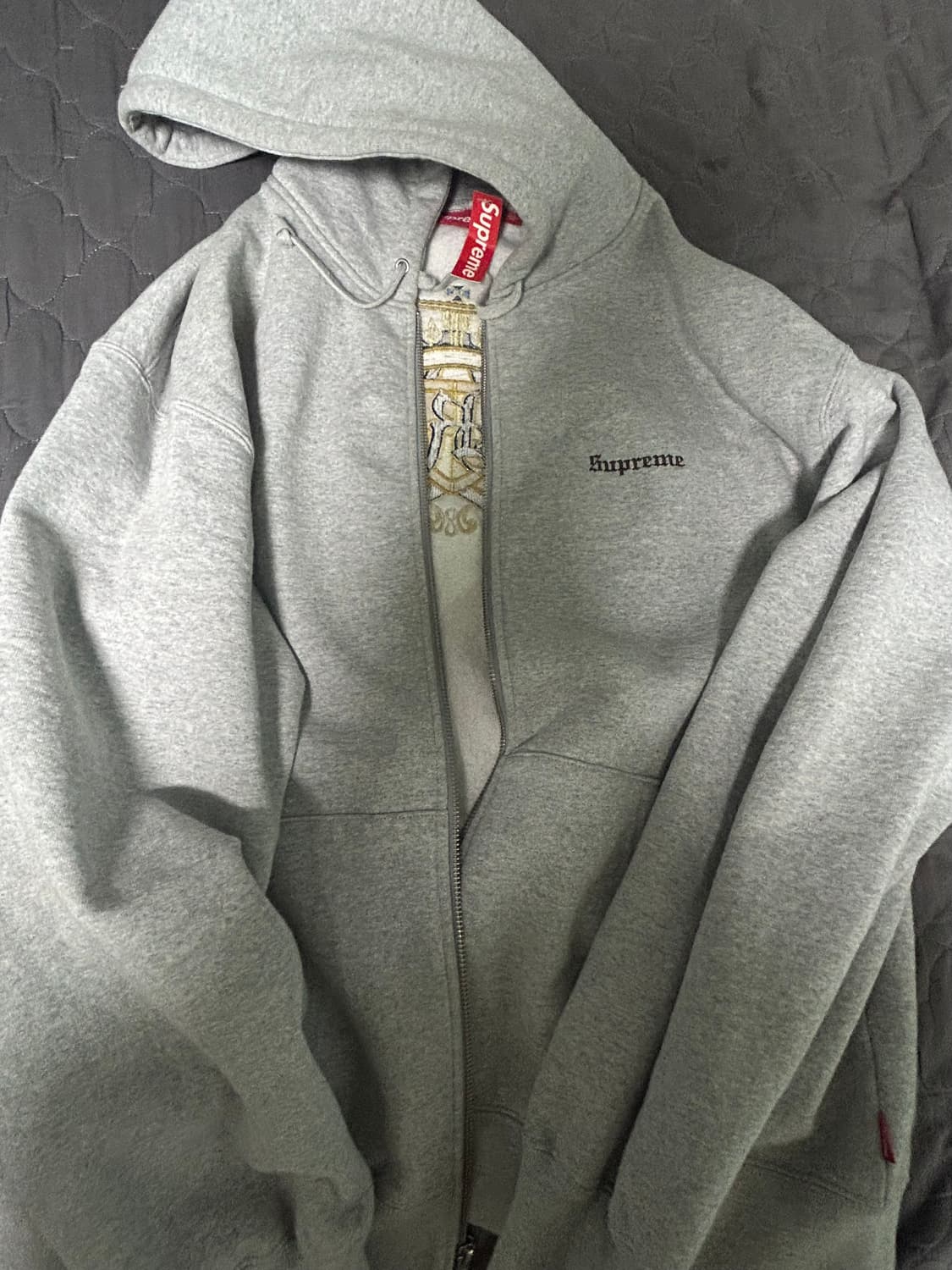 슈프림 크레스트 후드집업 L 상품이미지2