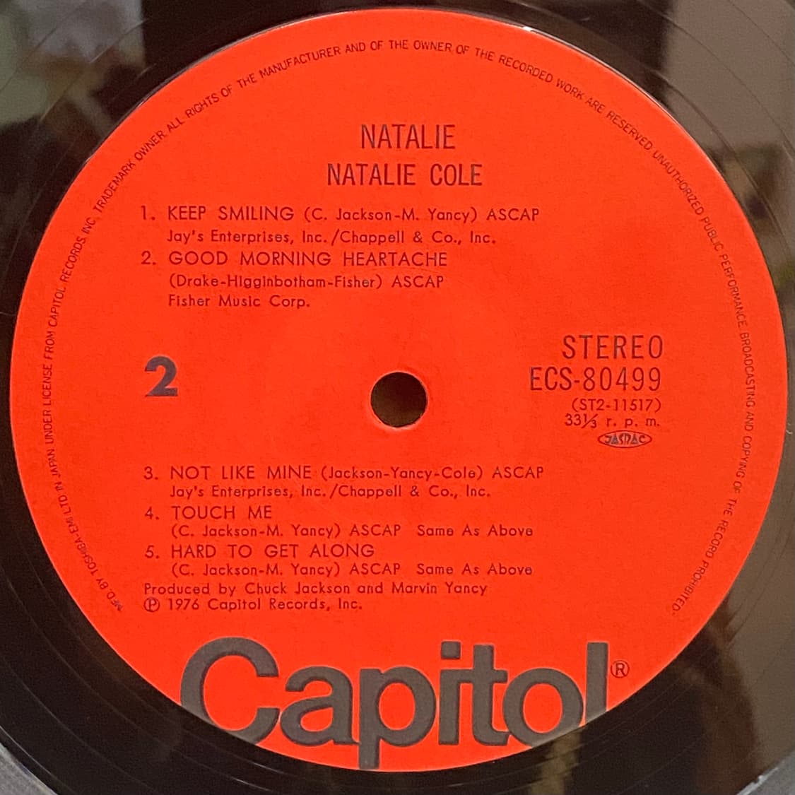 (LP) Natalie Cole -Natalie 상품이미지5
