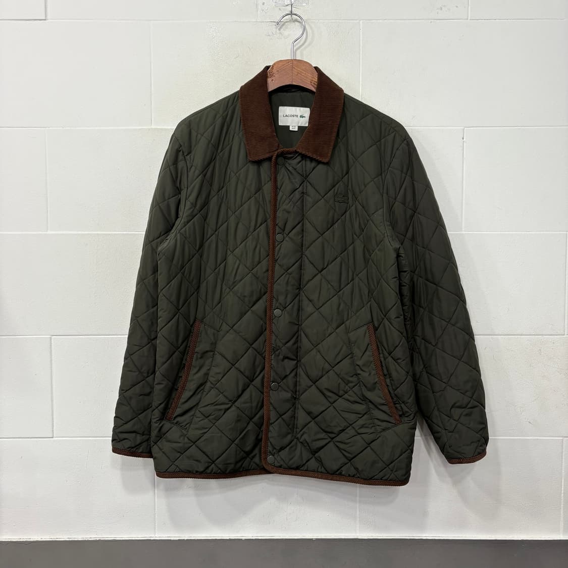 라코스테 퀄팅 코듀로이 자켓 상품이미지1