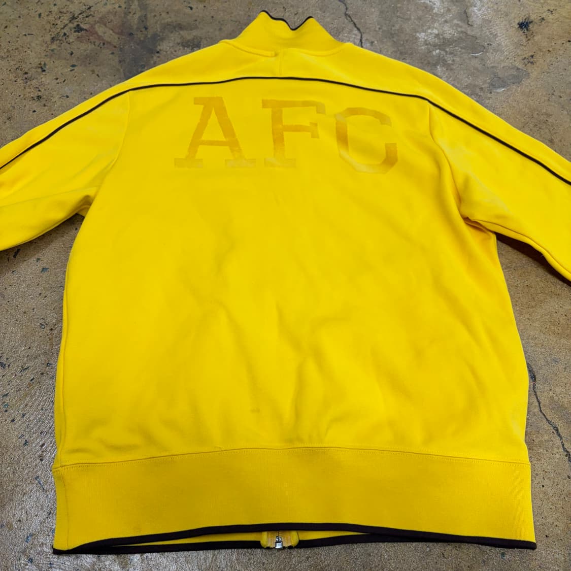 나이키 아스날 옐로우 브라운 져지 트랙탑 상품이미지4