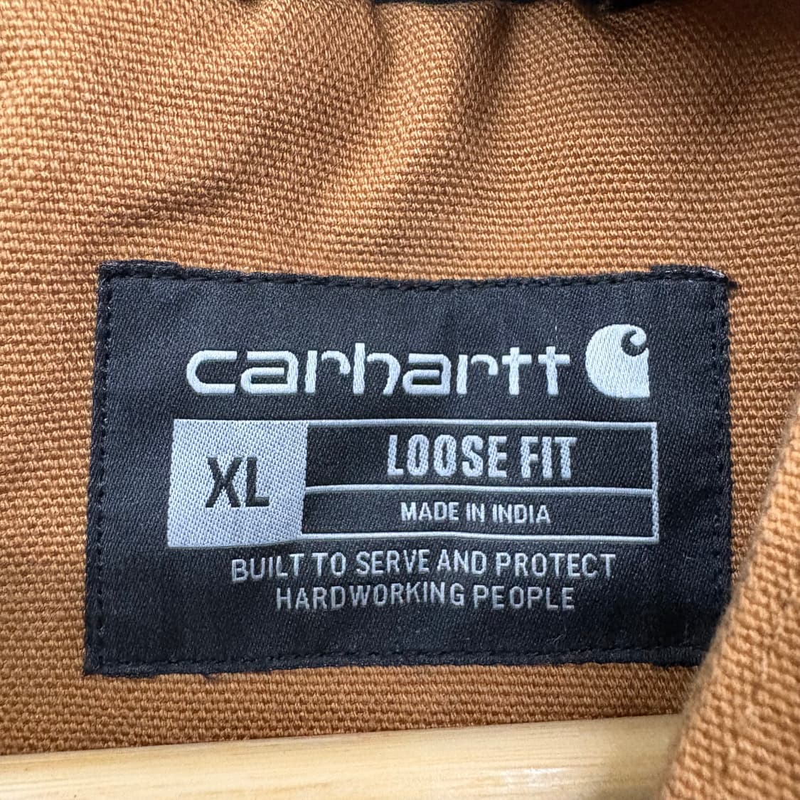 칼하트 액티브 브라운 후드 집업 자켓 남XL 상품이미지5