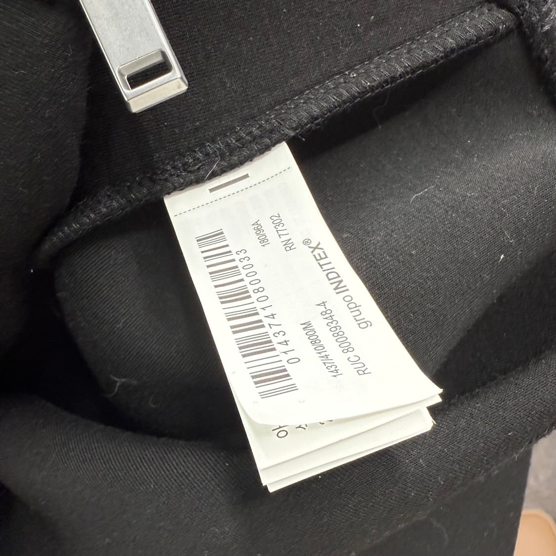 [L] 자라 블랙 후드집업 상품이미지6