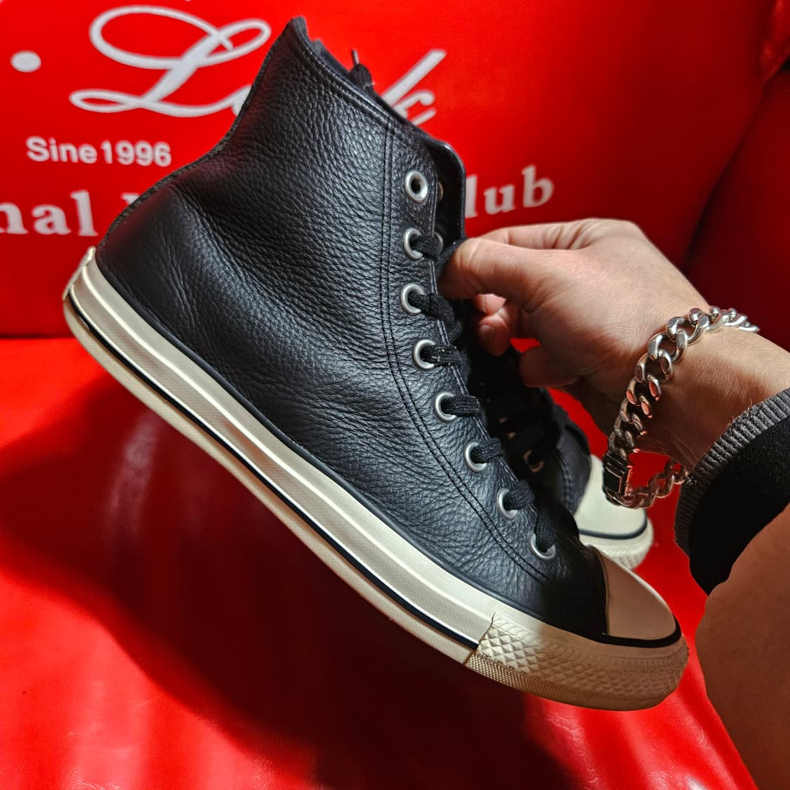컨버스 빈티지 척테일러 텀블레더 하이탑 스니커즈 260size 상품이미지5