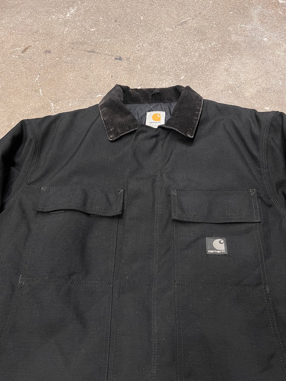  00’s칼하트 아크틱(Arctic) 퀼트 블랙 덕 트래디셔널 코트 상품이미지2