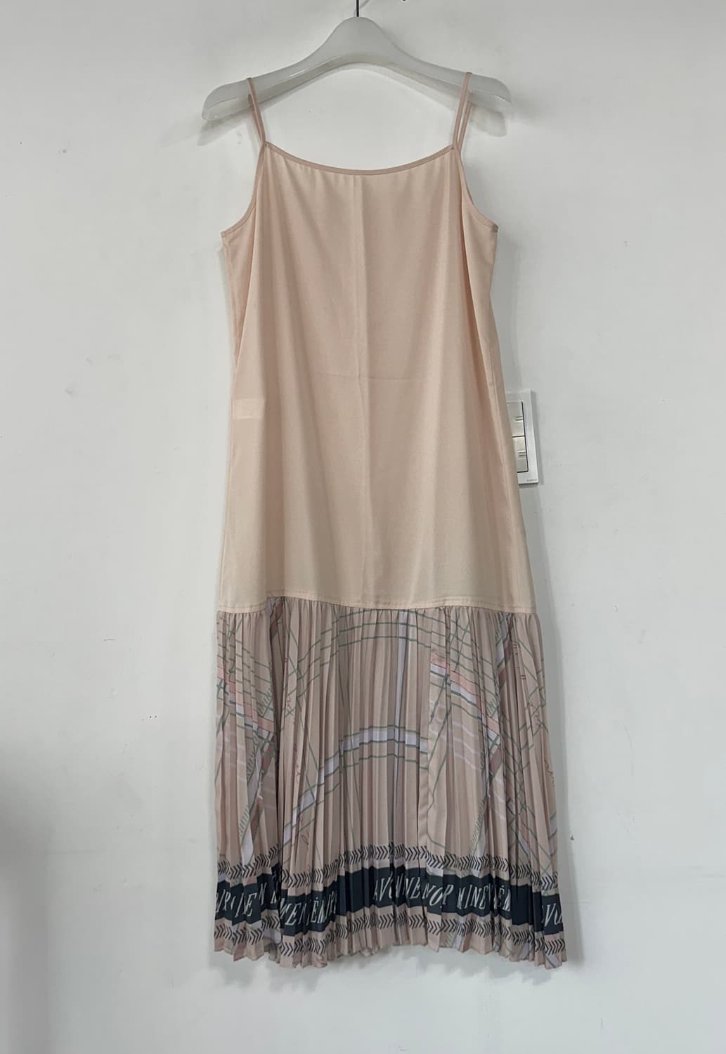 마인 니트 레이어드 플리츠 원피스 상품이미지5