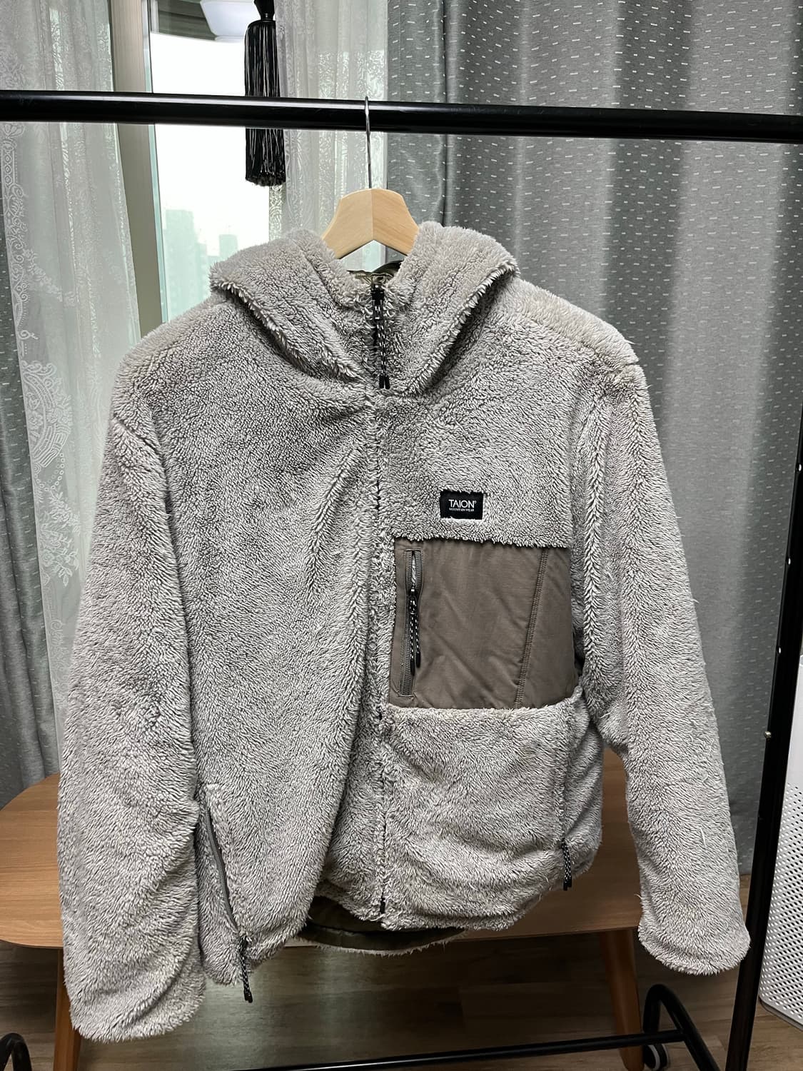 TAION 리버시블. (후리스X패딩) xxl 상품이미지1