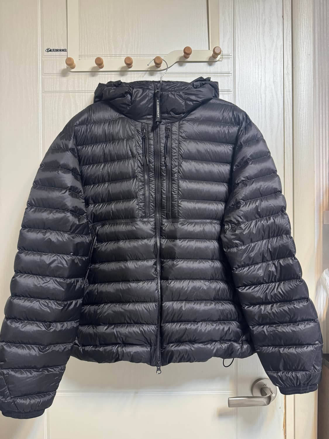 [XL] 25FW CP컴퍼니 디디쉘 고글 다운 경량패딩 블랙 DD쉘 상품이미지2