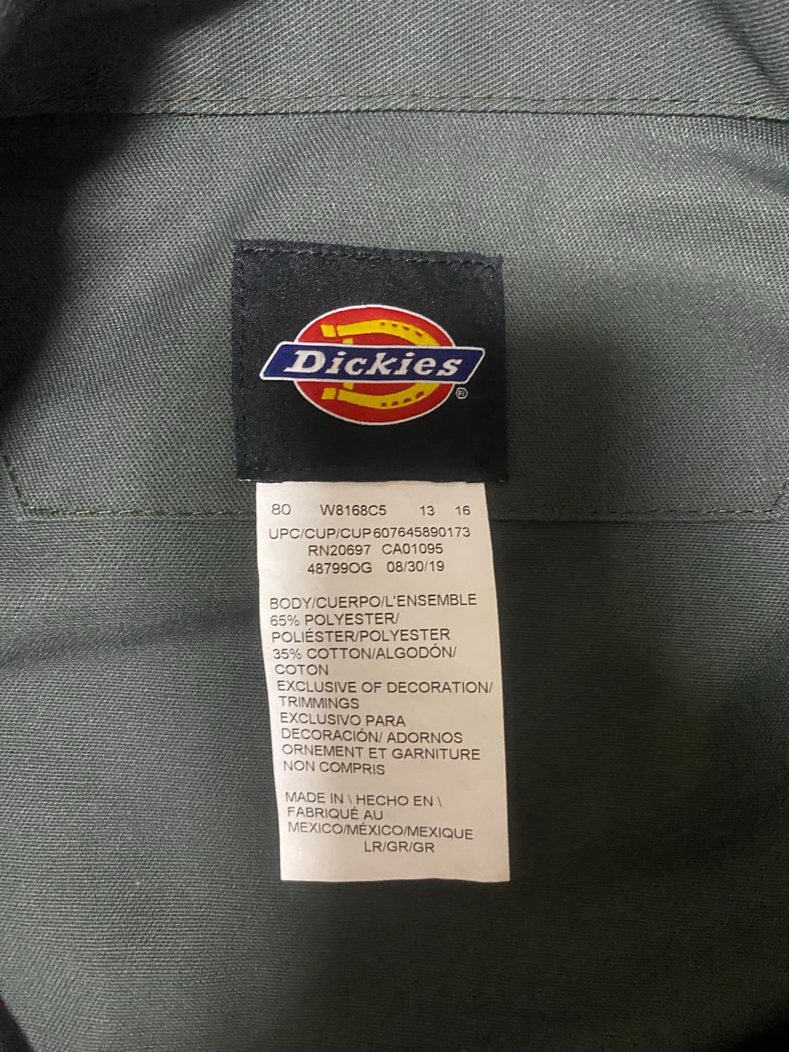 디키즈 점프수트 상품이미지2