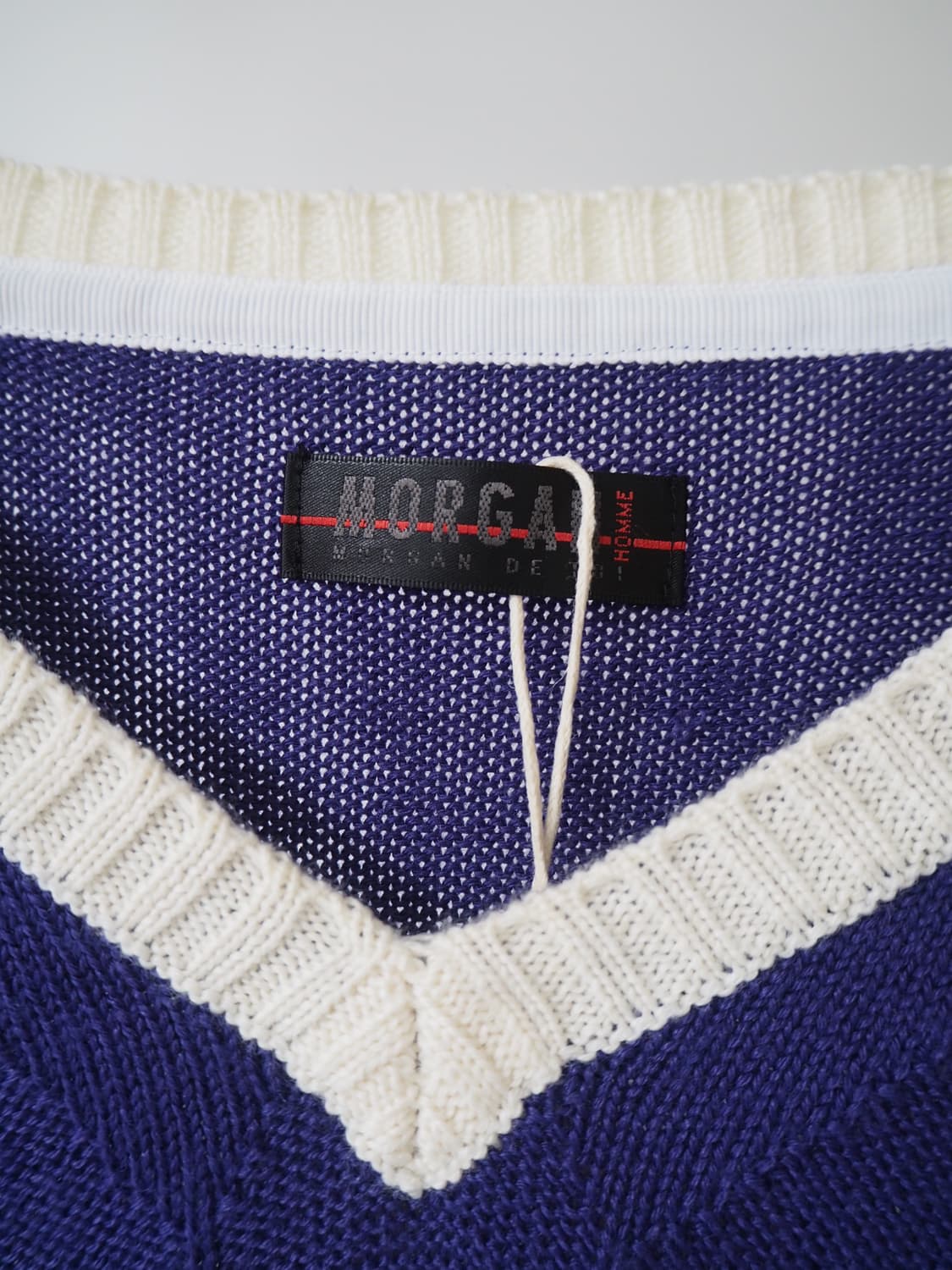 MORGAN HOMME argyle knit  상품이미지6