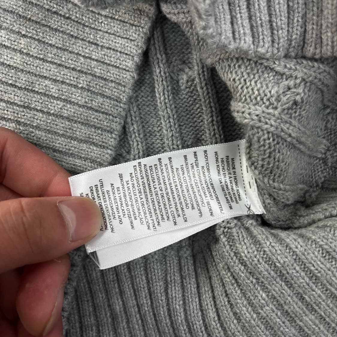 W100 폴로랄프로렌 꽈배기 브이넥 니트 상품이미지5